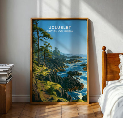 Ucluelet British Columbia Travel Poster - WanderWall