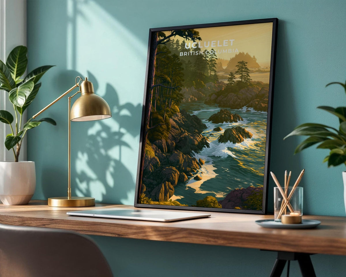 Ucluelet British Columbia Travel Poster - WanderWall