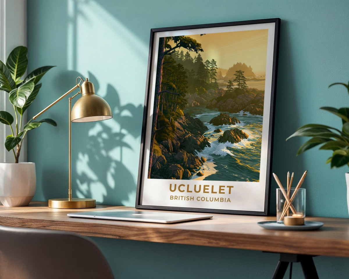Ucluelet British Columbia Travel Poster - WanderWall