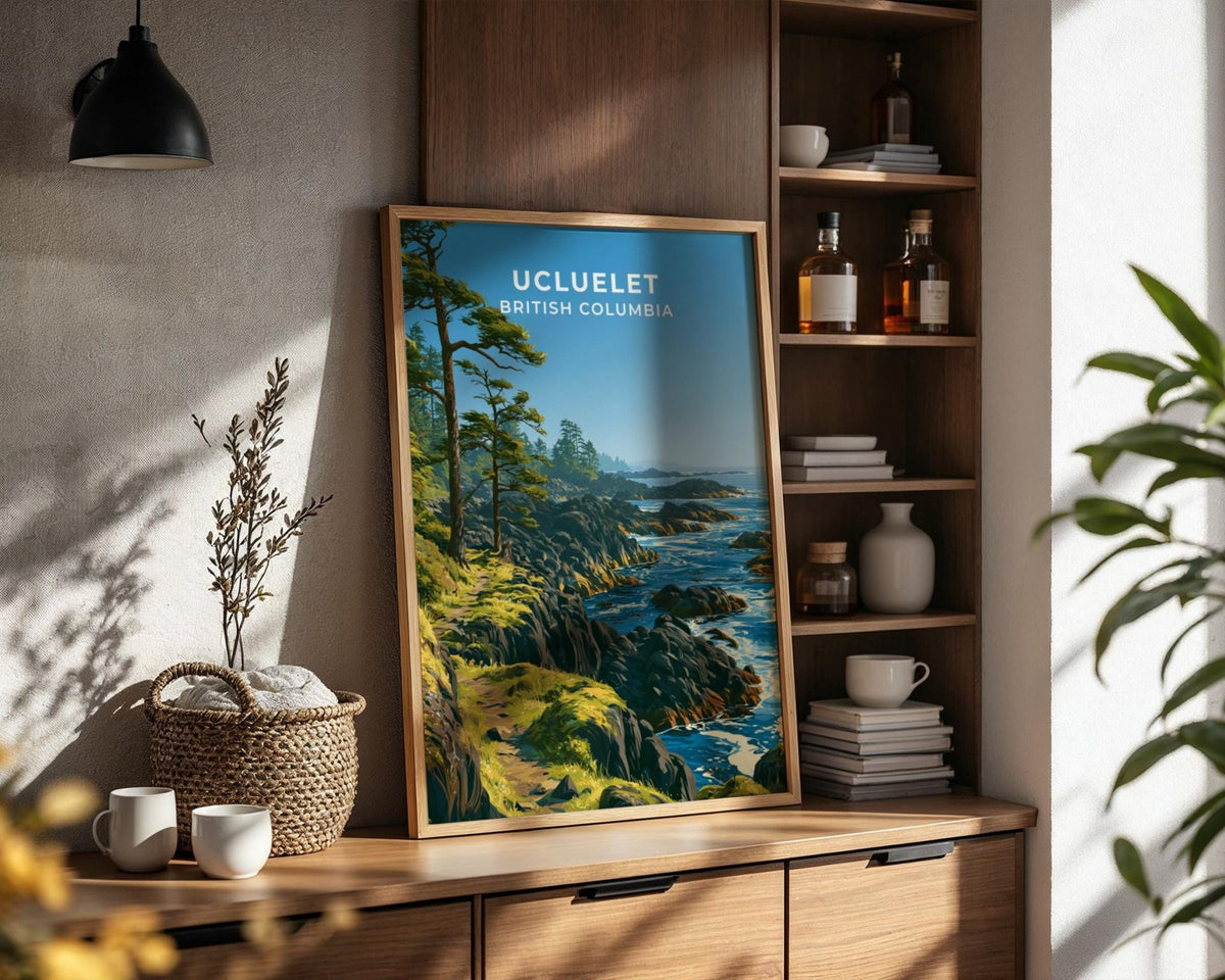 Ucluelet British Columbia Travel Poster - WanderWall