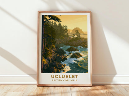 Ucluelet British Columbia Travel Poster - WanderWall