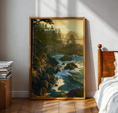 Ucluelet British Columbia Travel Poster - WanderWall