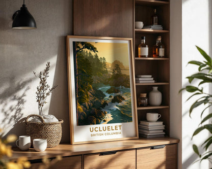 Ucluelet British Columbia Travel Poster - WanderWall
