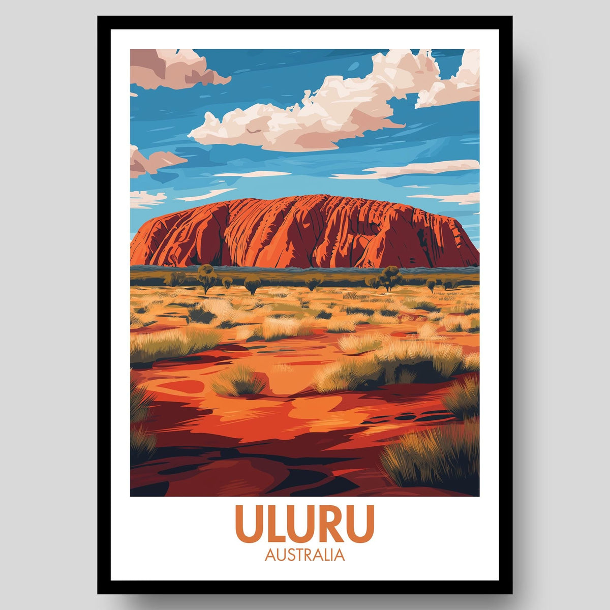 Uluru Poster - WanderWall