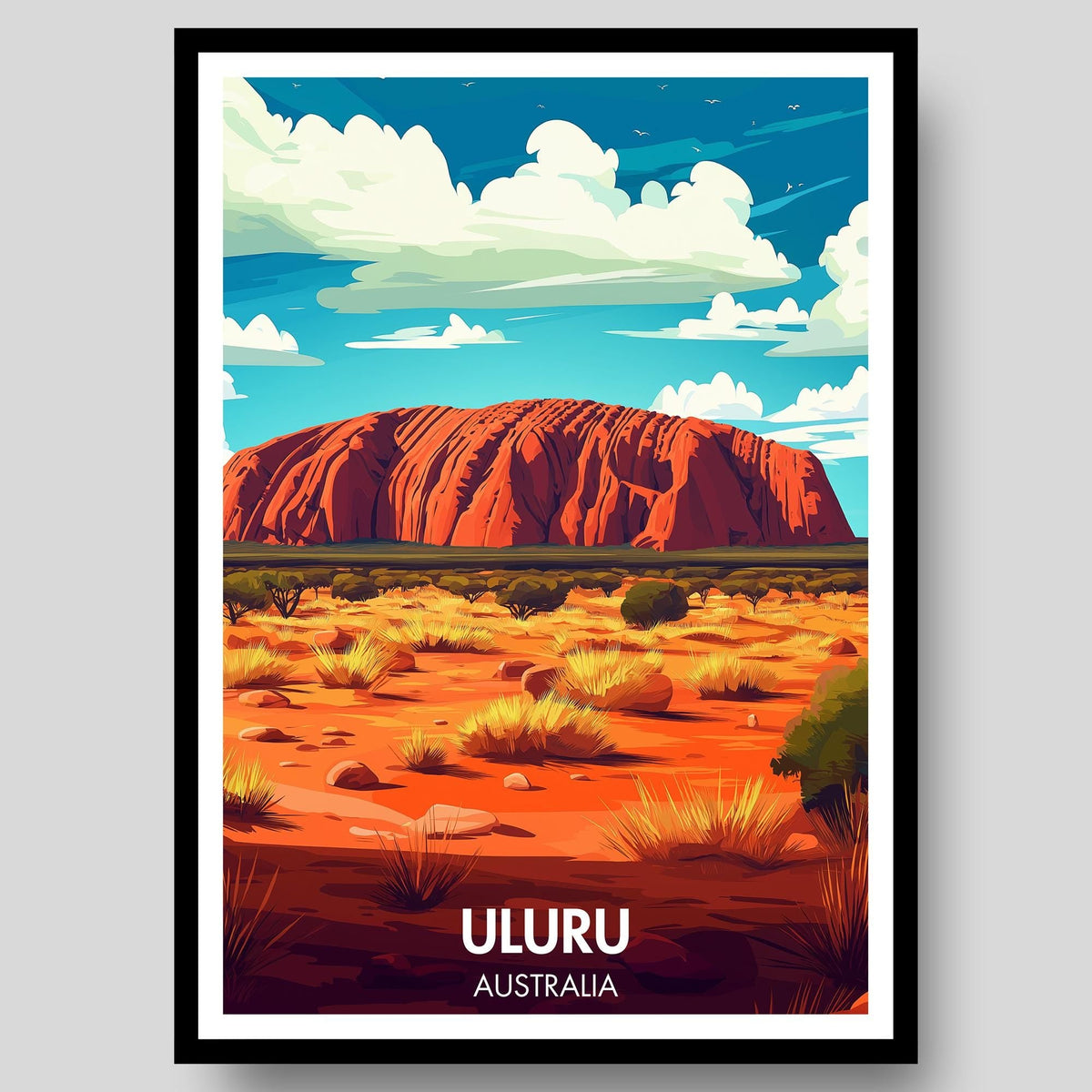Uluru Poster - WanderWall