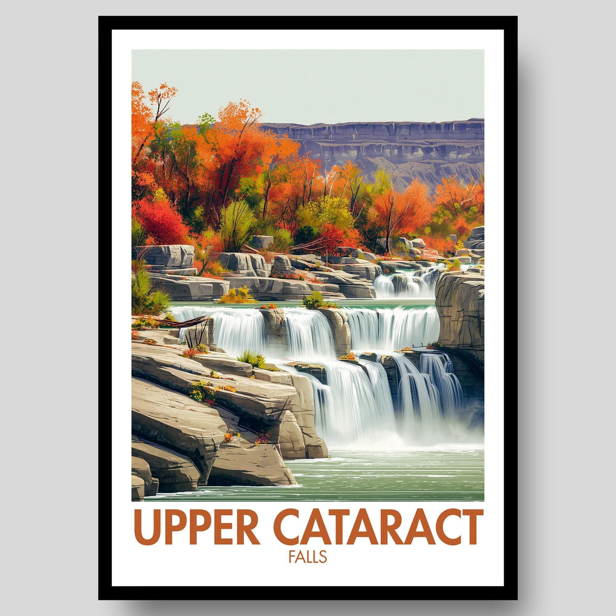 Upper Cataract Falls Poster - WanderWall