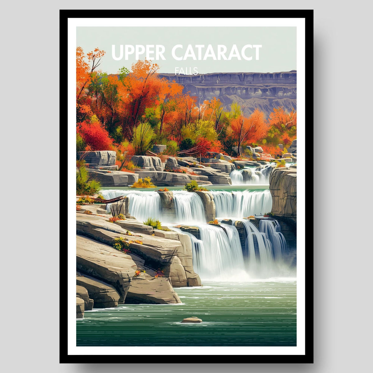 Upper Cataract Falls Poster - WanderWall