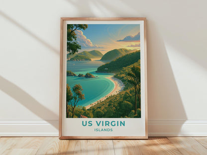 US Virgin Islands Poster - WanderWall