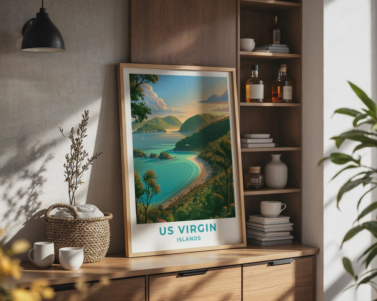 US Virgin Islands Poster - WanderWall