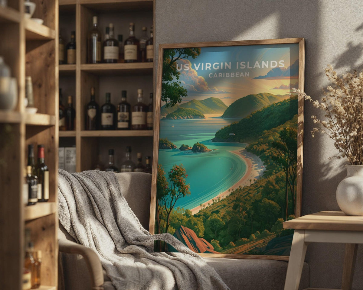 US Virgin Islands Poster - WanderWall