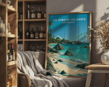 US Virgin Islands Poster - WanderWall
