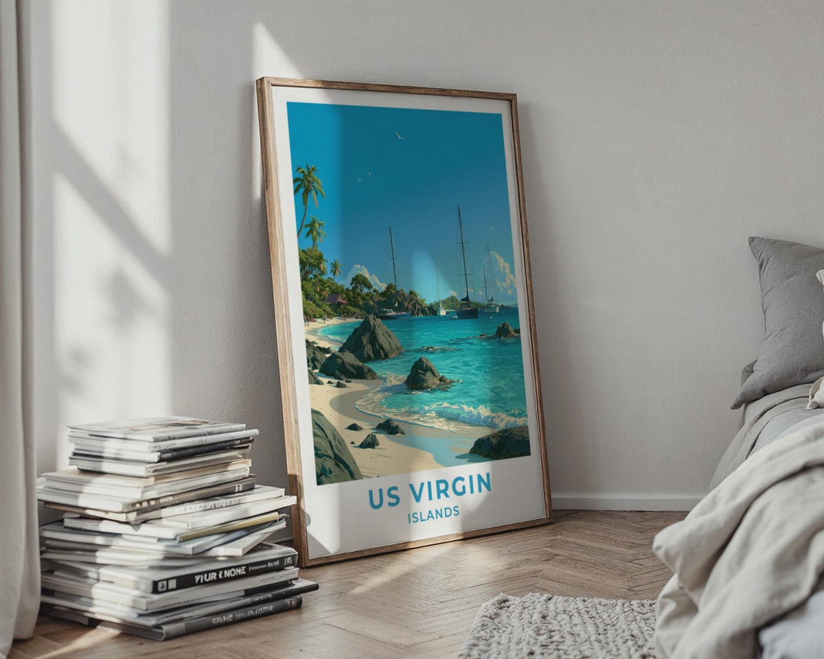 US Virgin Islands Poster - WanderWall