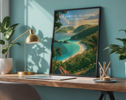 US Virgin Islands Poster - WanderWall