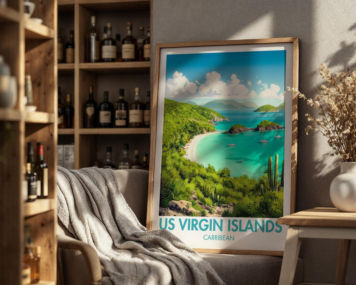 US Virgin Islands Poster - WanderWall
