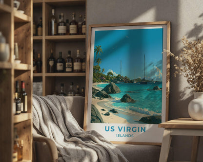 US Virgin Islands Poster - WanderWall