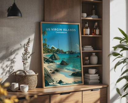 US Virgin Islands Poster - WanderWall