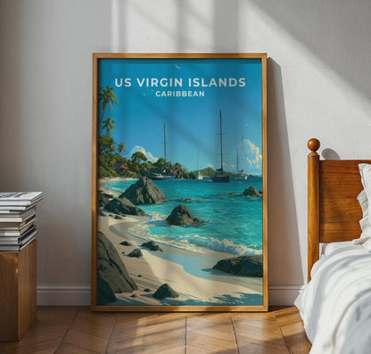 US Virgin Islands Poster - WanderWall
