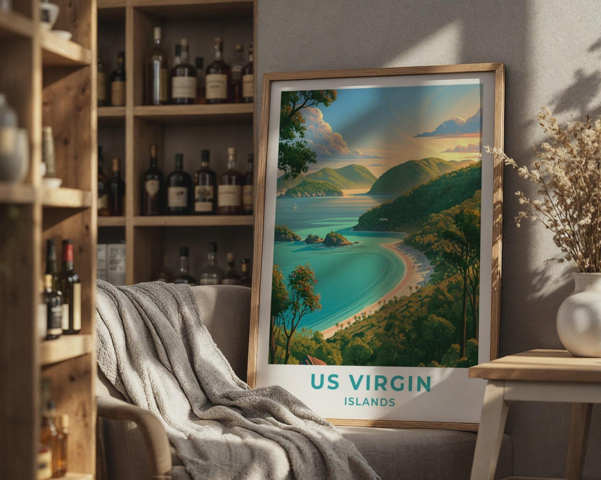 US Virgin Islands Poster - WanderWall