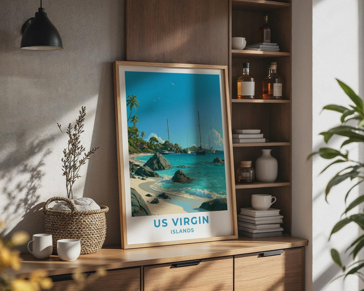US Virgin Islands Poster - WanderWall