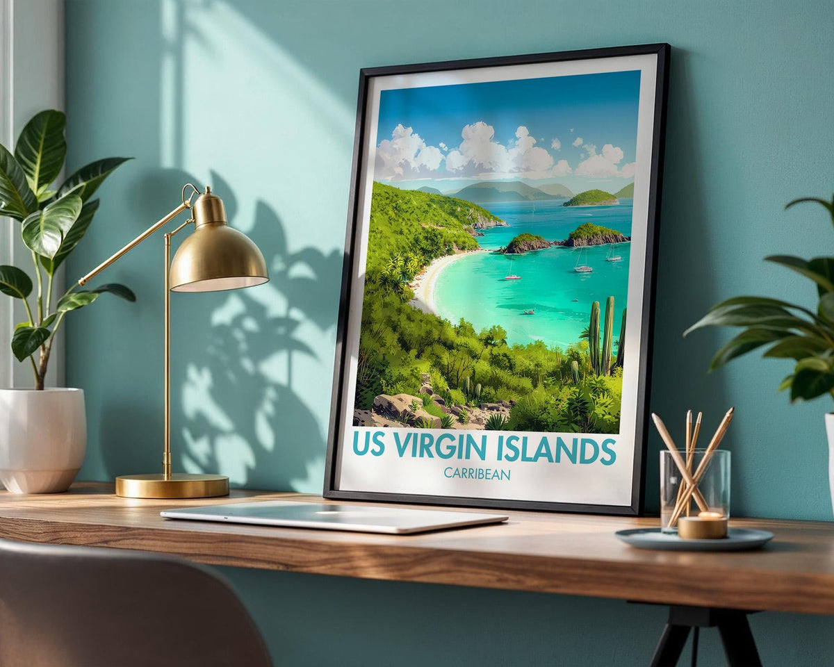 US Virgin Islands Poster - WanderWall