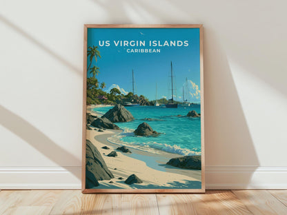 US Virgin Islands Poster - WanderWall
