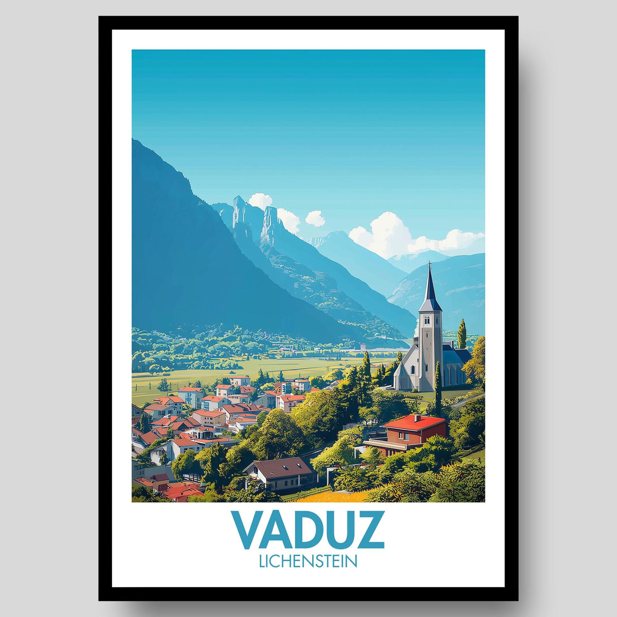 Vaduz Poster - WanderWall