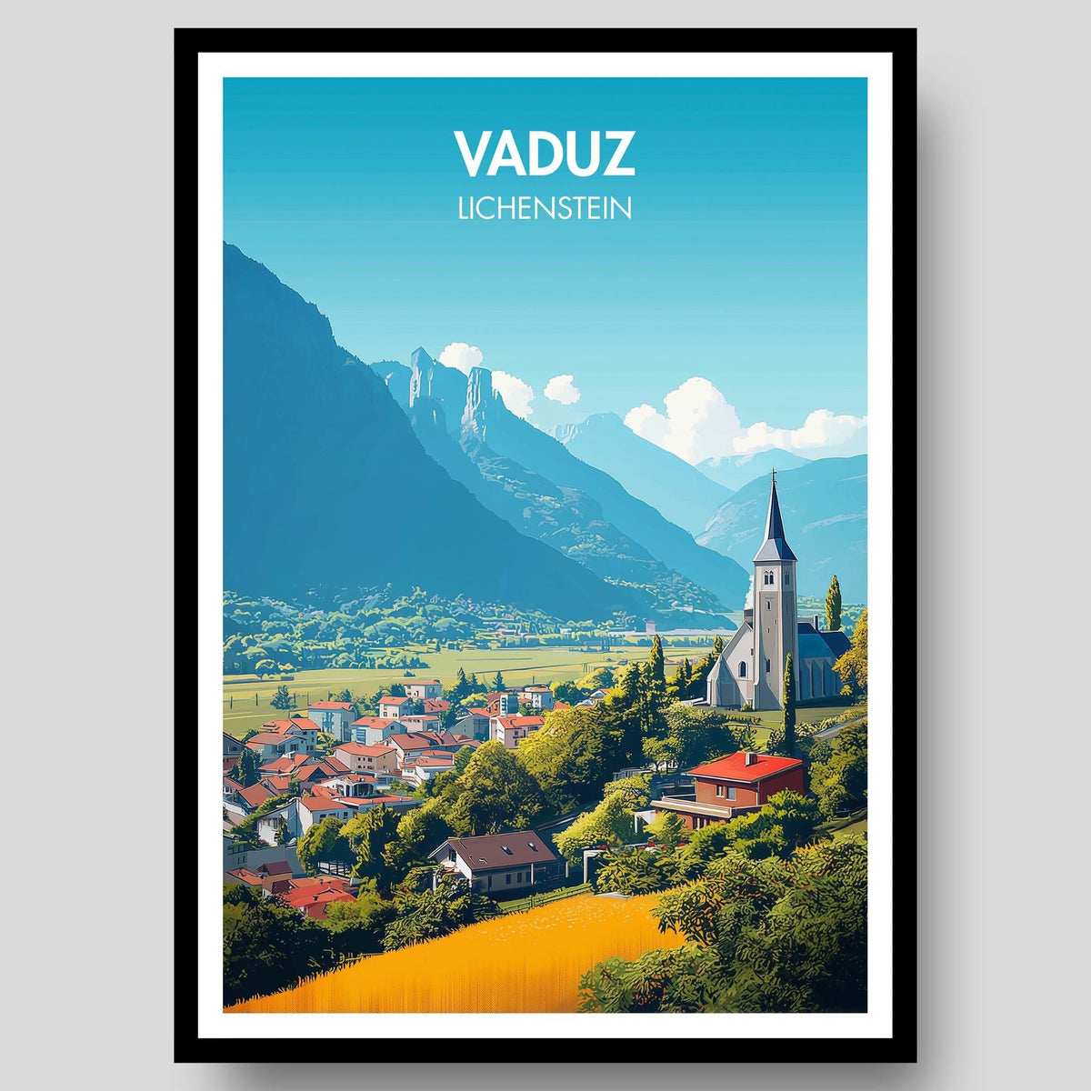 Vaduz Poster - WanderWall