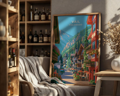 Vail Colorado Travel Poster - WanderWall