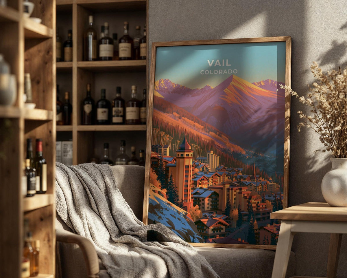 Vail Colorado Travel Poster - WanderWall