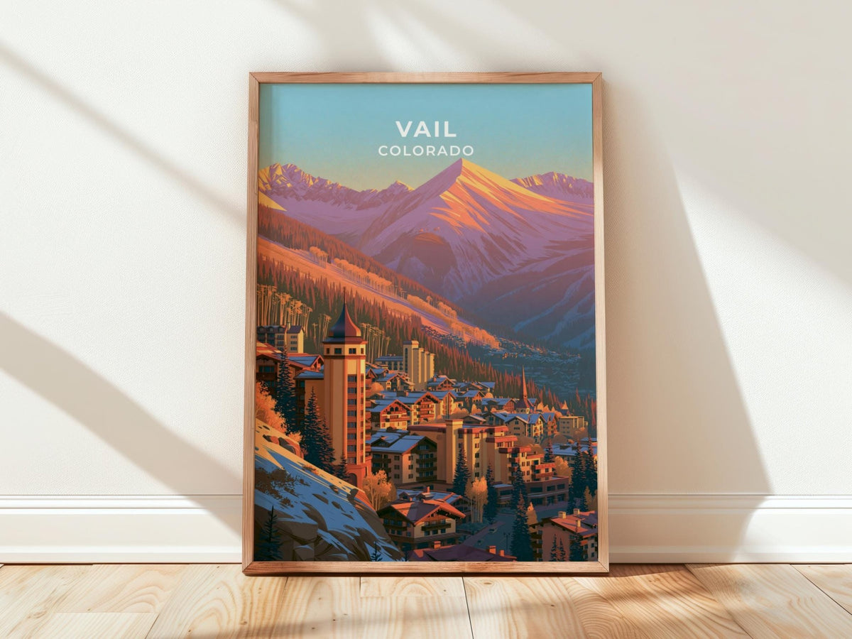 Vail Colorado Travel Poster - WanderWall