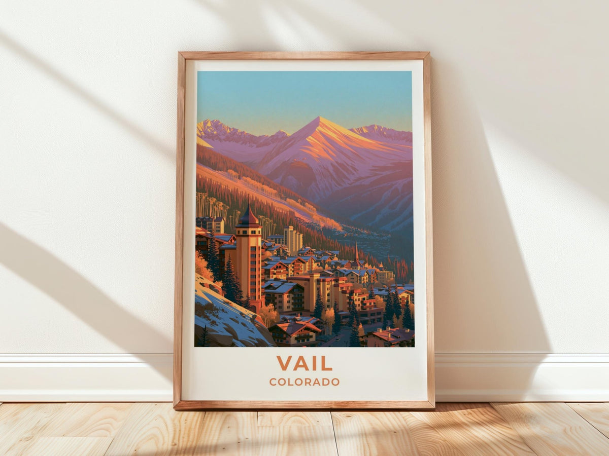 Vail Colorado Travel Poster - WanderWall