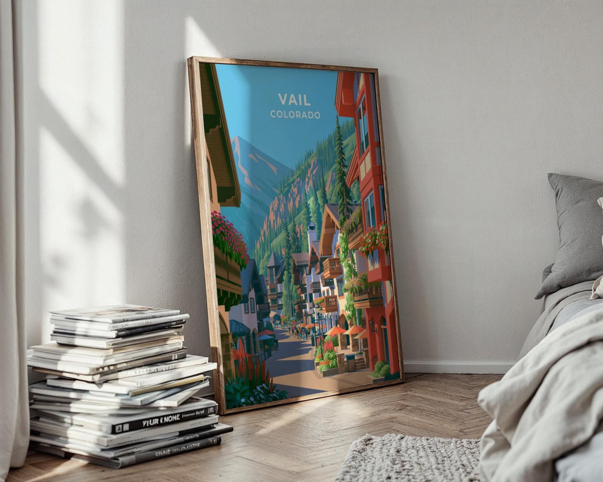 Vail Colorado Travel Poster - WanderWall