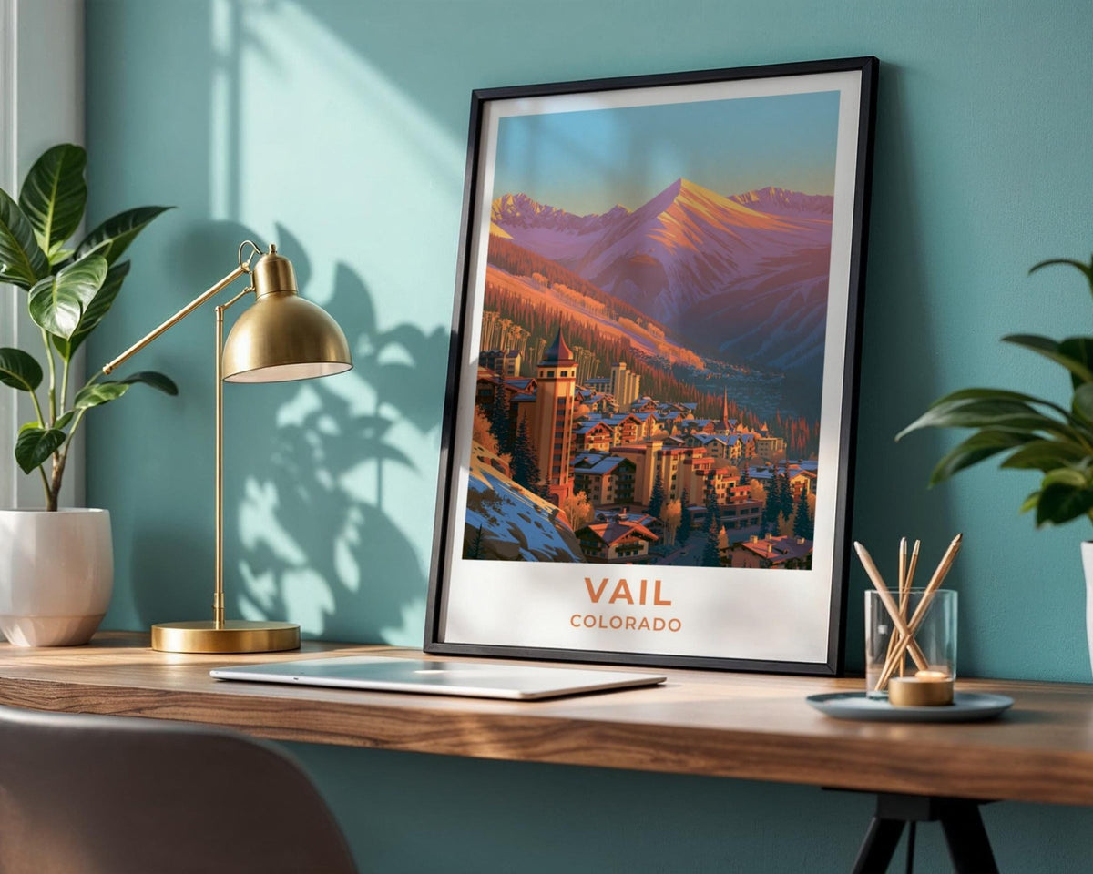 Vail Colorado Travel Poster - WanderWall