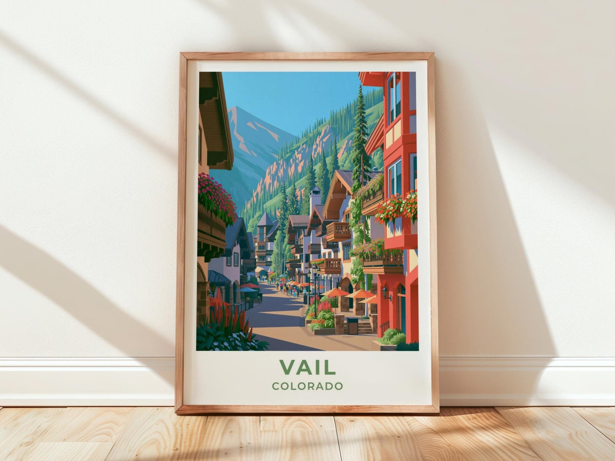 Vail Colorado Travel Poster - WanderWall