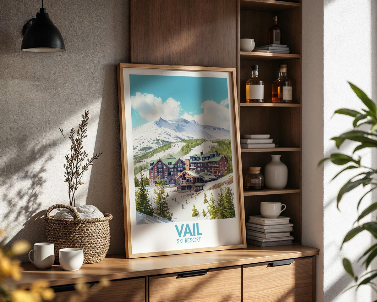 Vail Ski Resort Poster - WanderWall