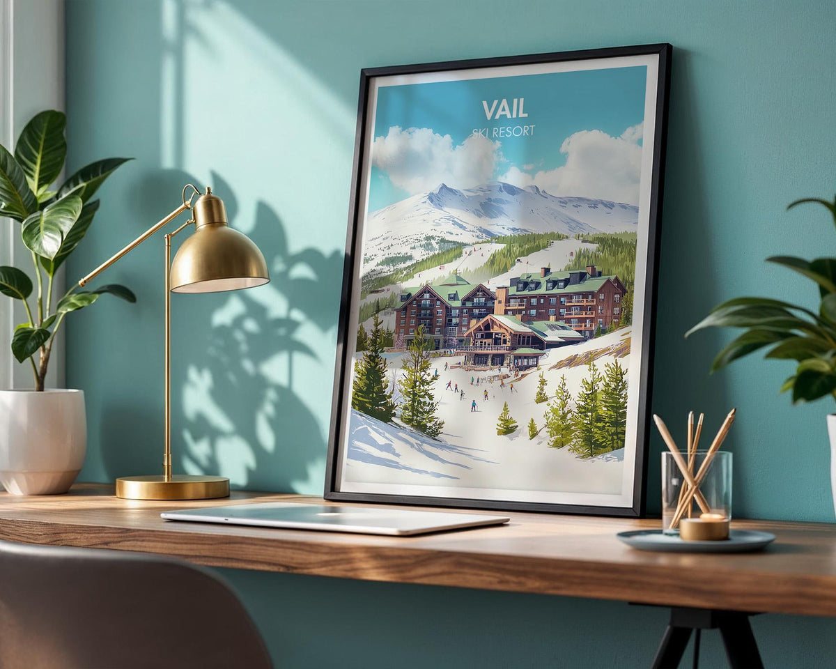 Vail Ski Resort Poster - WanderWall