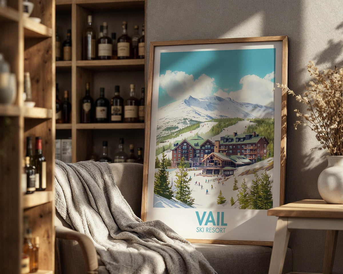 Vail Ski Resort Poster - WanderWall