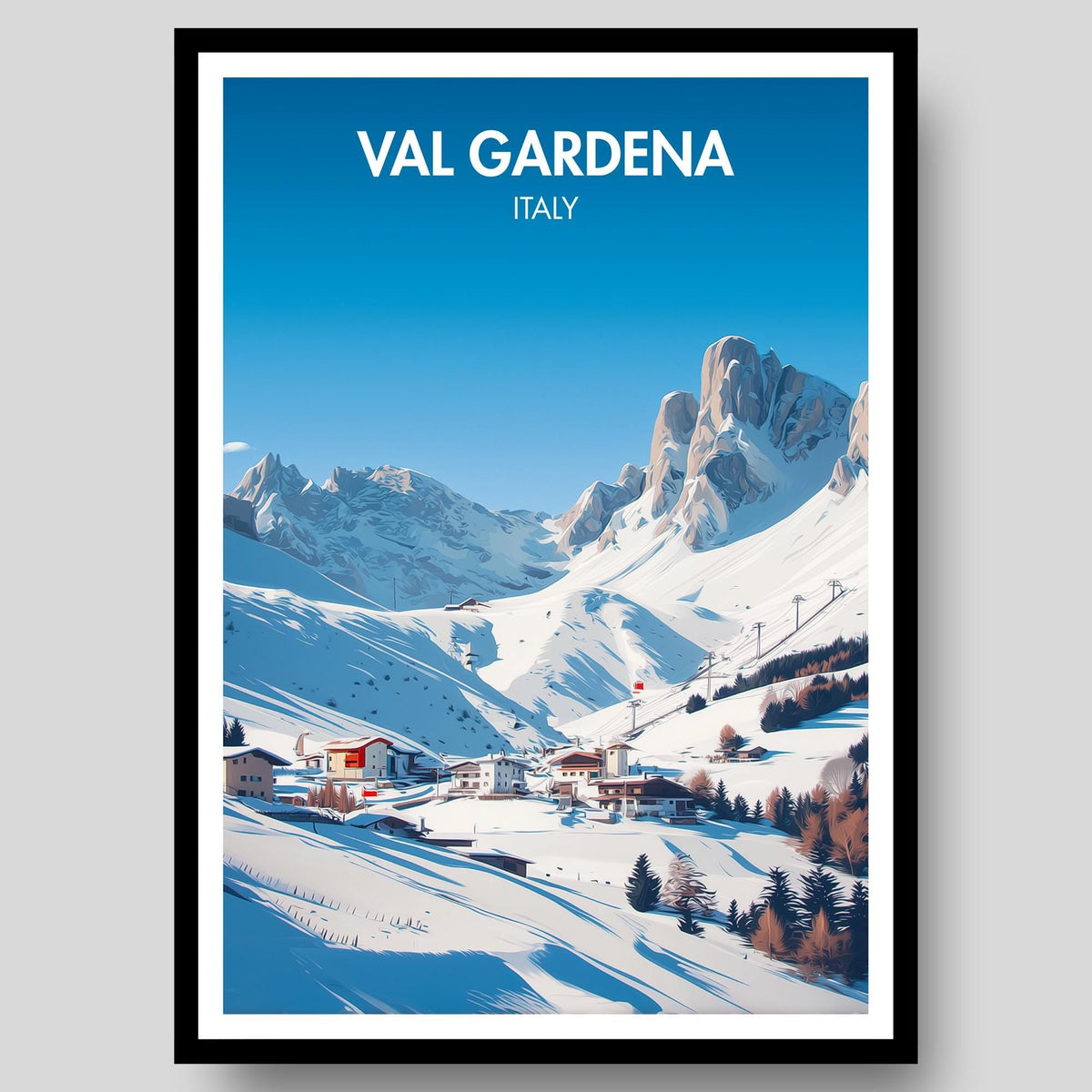 Val Gardena Poster - WanderWall