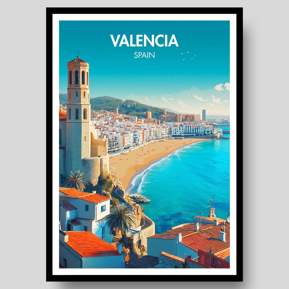 Valencia Poster - WanderWall