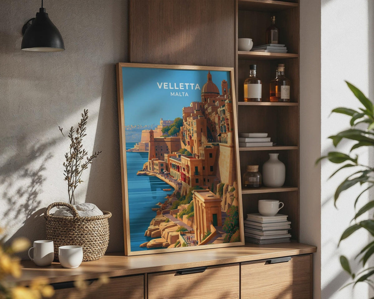 Valletta Poster - WanderWall