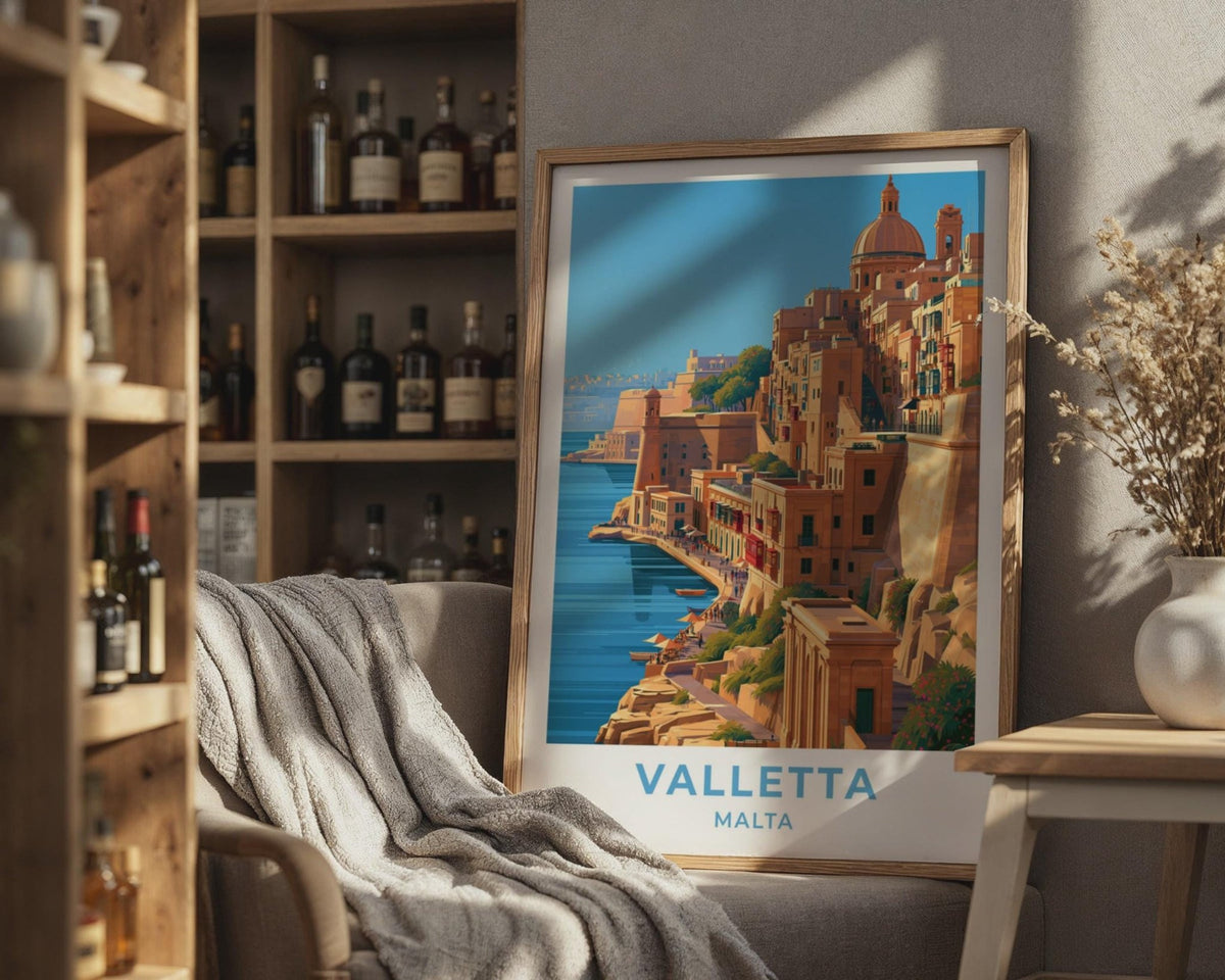 Valletta Poster - WanderWall