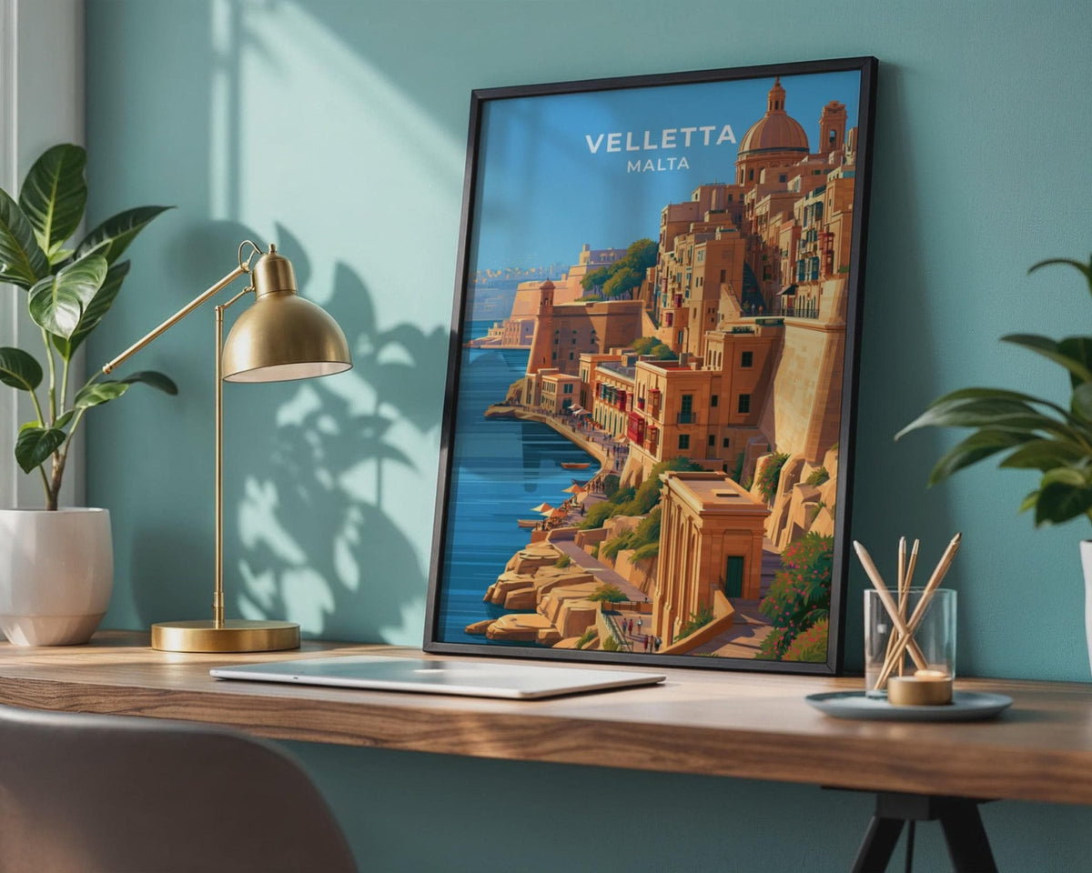 Valletta Poster - WanderWall