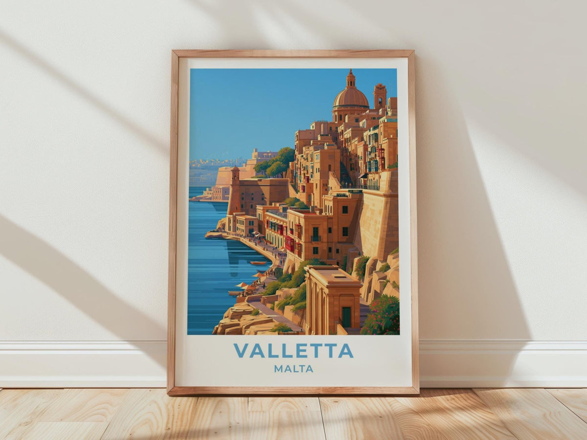 Valletta Poster - WanderWall