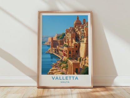 Valletta Poster - WanderWall