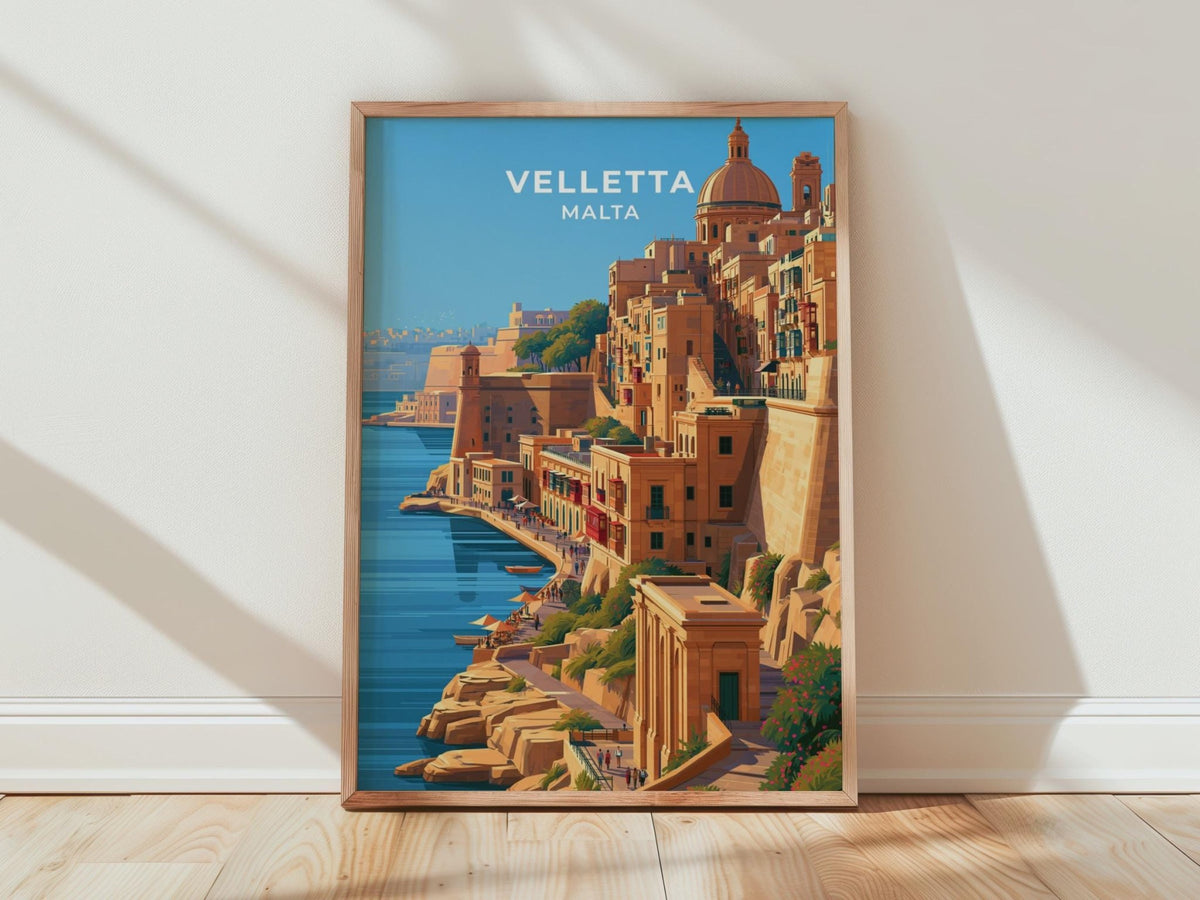 Valletta Poster - WanderWall
