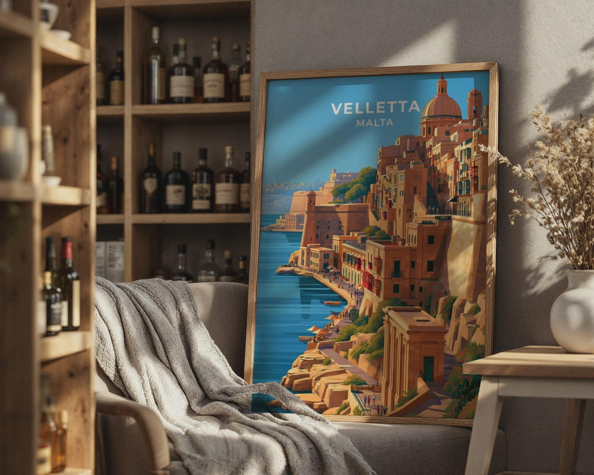 Valletta Poster - WanderWall