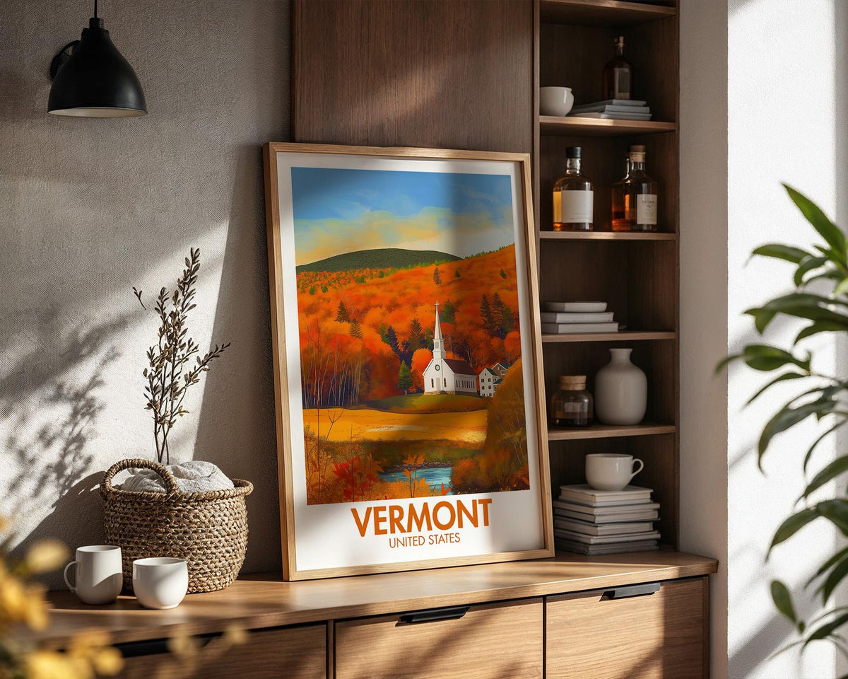 Vermont Poster - WanderWall
