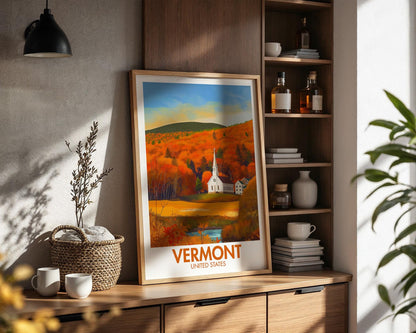 Vermont Poster - WanderWall