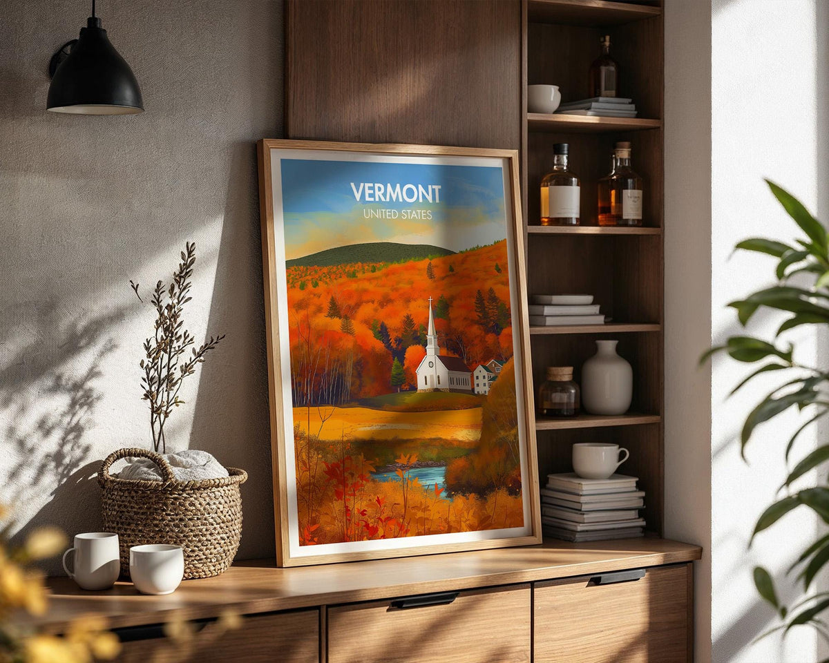 Vermont Poster - WanderWall