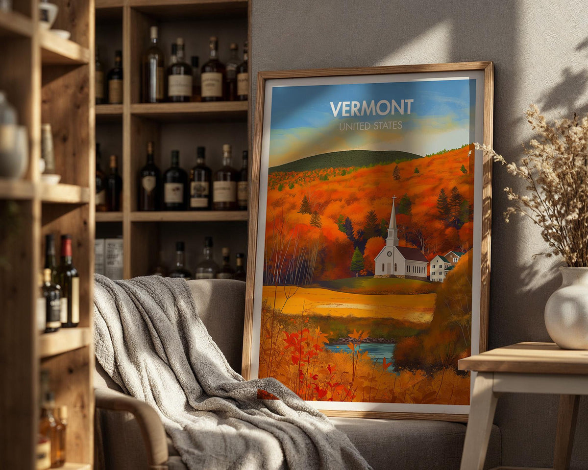 Vermont Poster - WanderWall